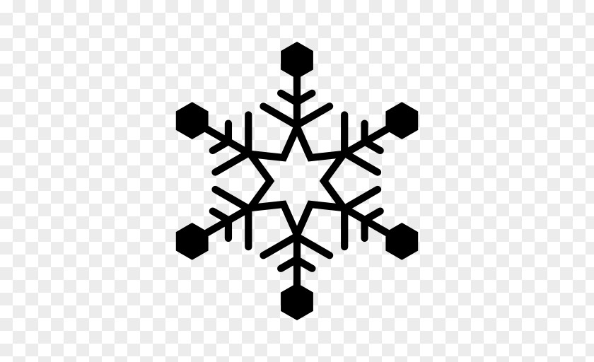 Snowflake Hexagon Shape PNG