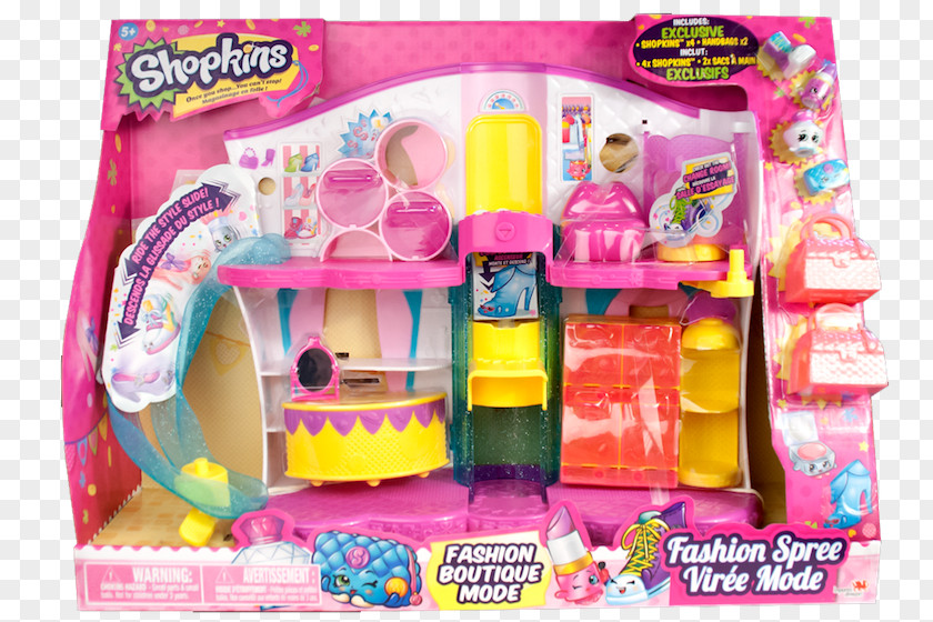 Toy Shopkins Shoppies Rainbow Kate Fashion Boutique PNG
