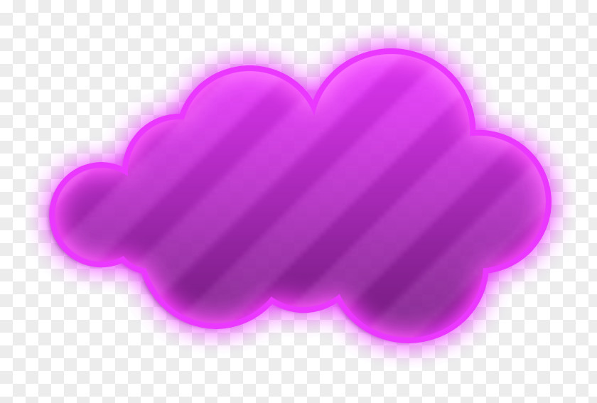 Clouds And Sea Lilac Violet Purple Magenta PNG