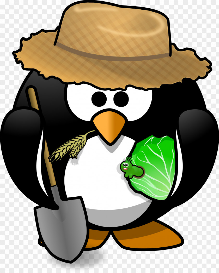 Farmer Penguin Agriculture Clip Art PNG