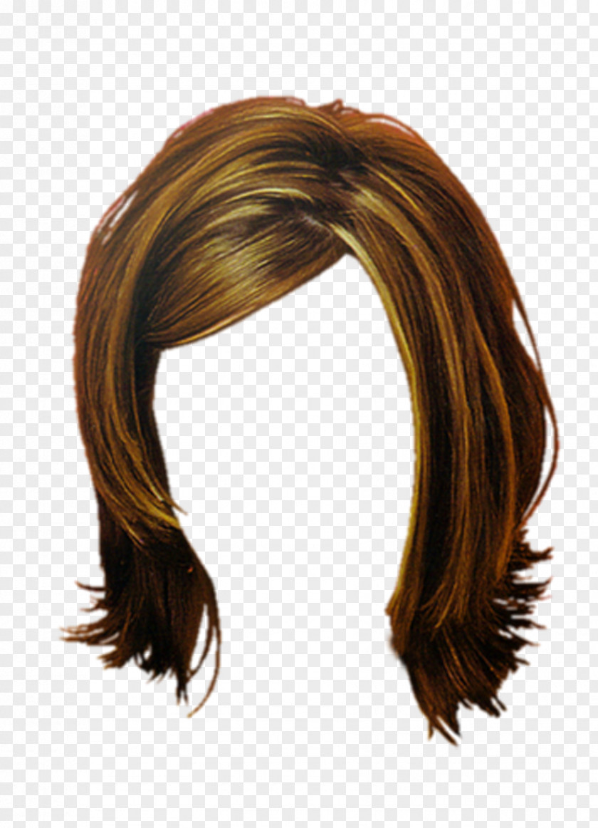 Hair Hairstyle Step Cutting Layered Wig Feathered PNG