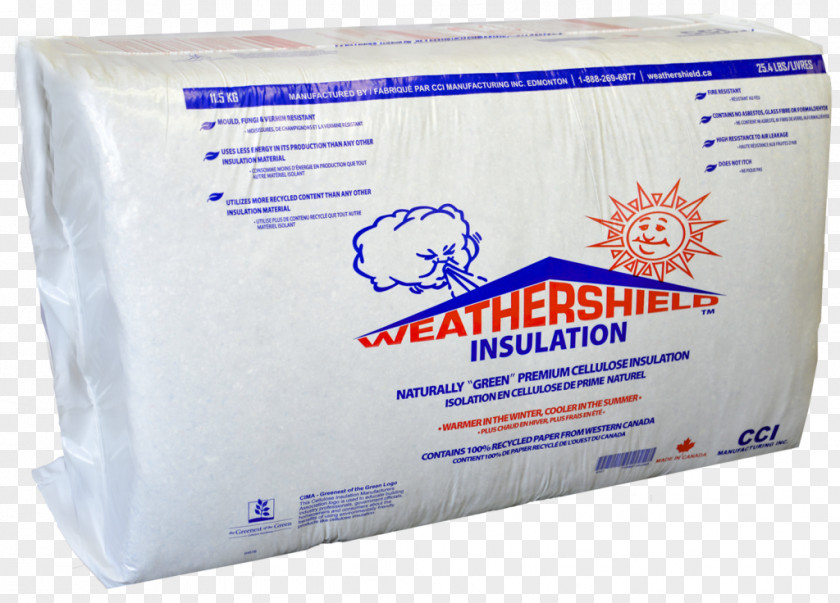 Low Carbon Footprint Paper Building Insulation Materials Cellulose Weathershield PNG