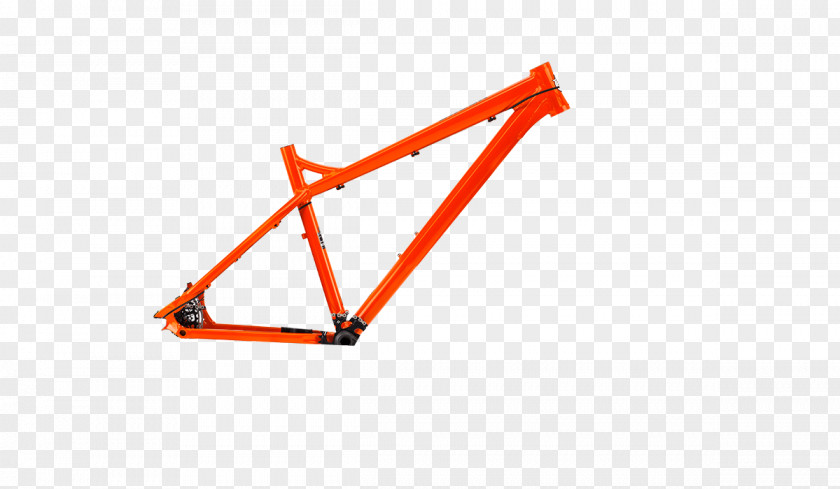 Orange Frame 27.5 Mountain Bike Bicycle Frames Freeride PNG