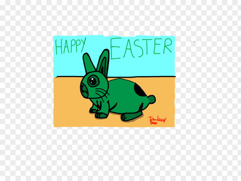 Easter Bunny Rectangle Font PNG