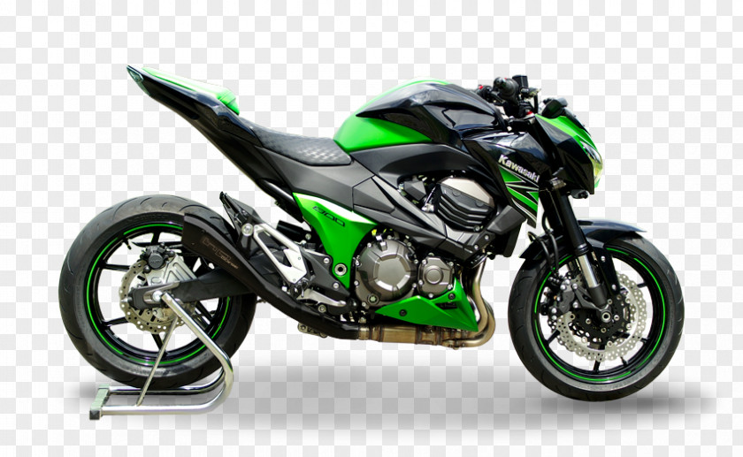 Hydro Car Exhaust System Kawasaki Z800 Motorcycles PNG