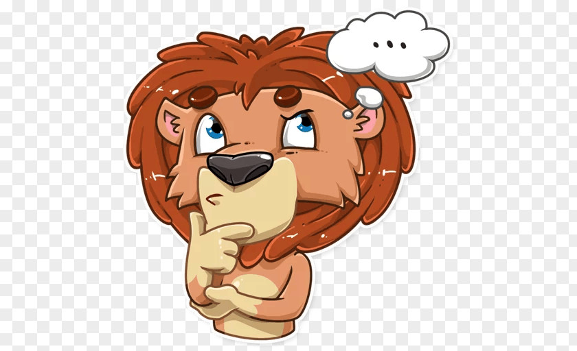 Lion Telegram Sticker Dog Clip Art PNG