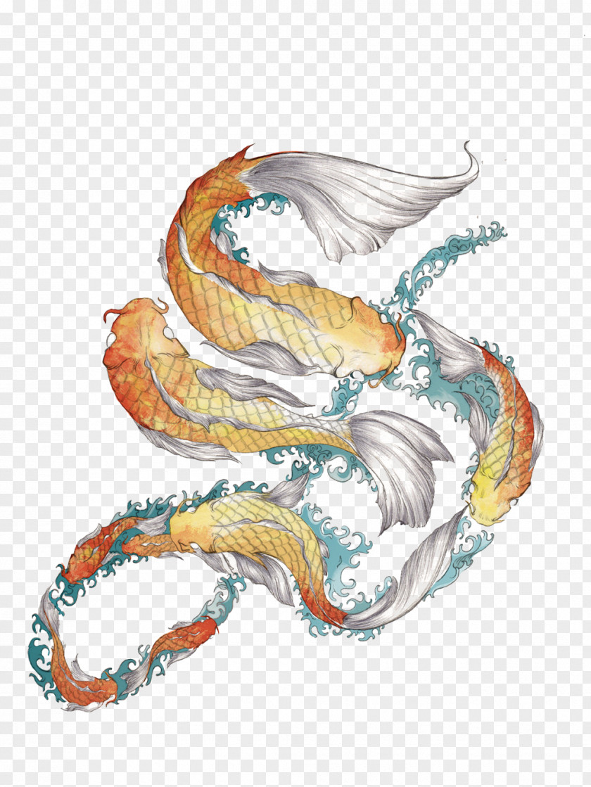 Lung Fish Koi Icon PNG