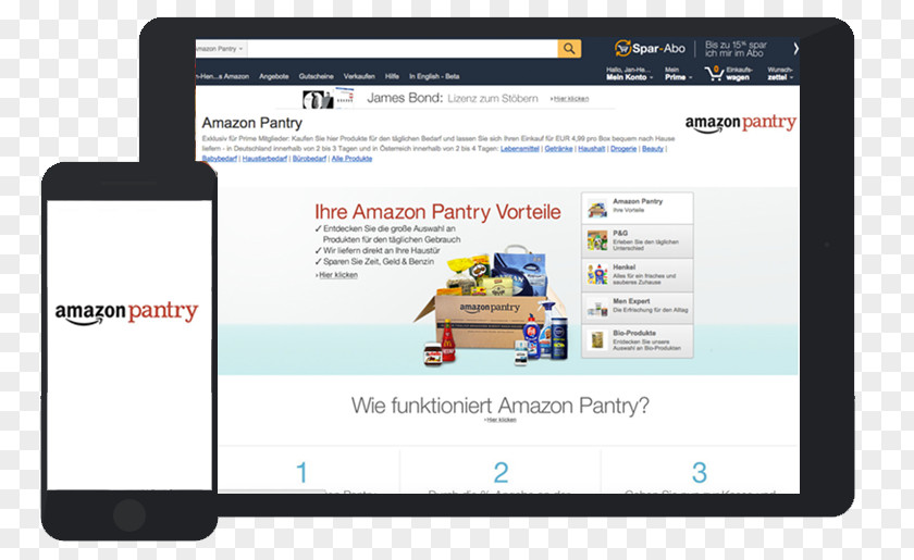 Pantry Amazon.com Amazon Prime Web Services PNG