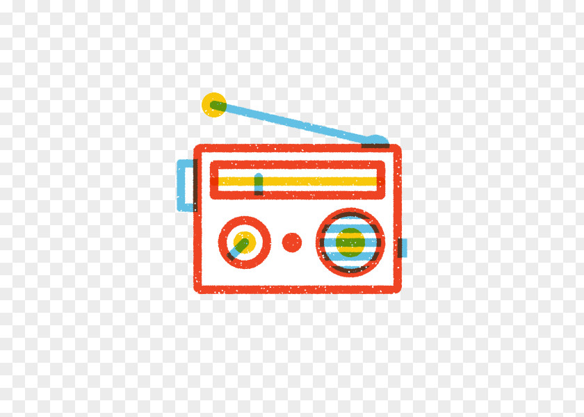 Radio Retro Style Icon PNG