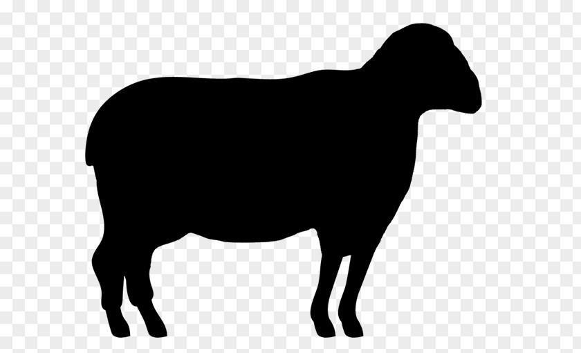 Blackandwhite Goat Family Silhouette PNG