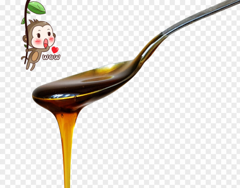 Honey Spoon On Bee Mu0101nuka Water Drinking PNG