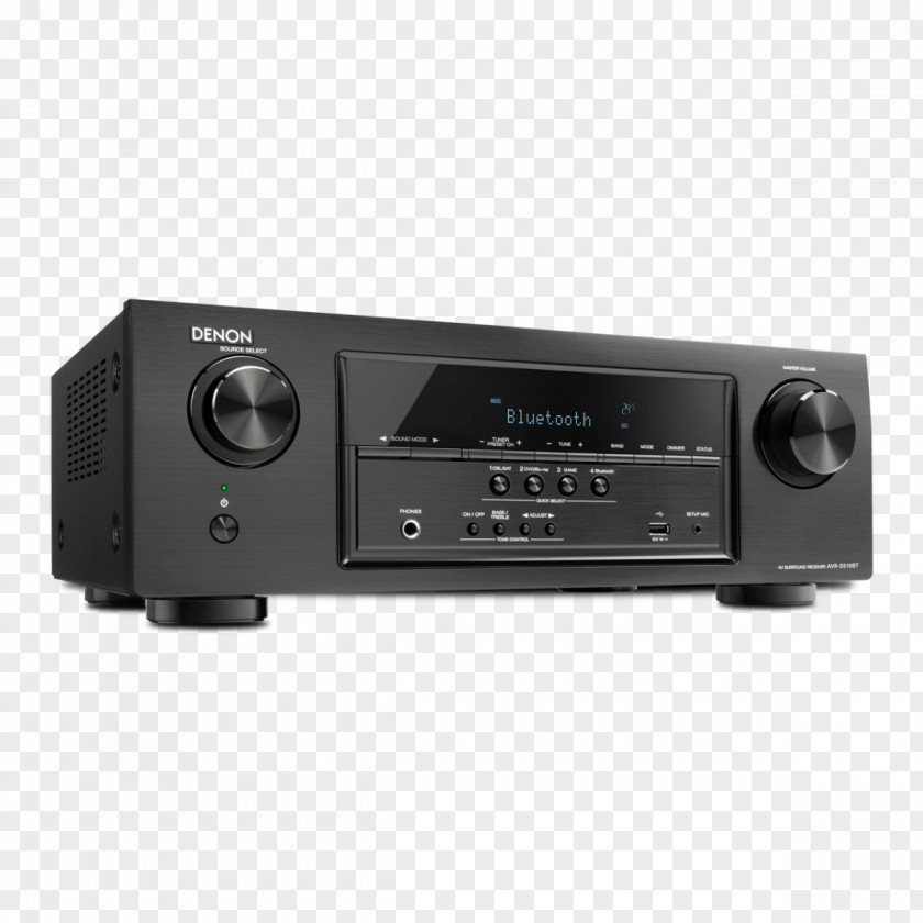 Avó AV Receiver Denon AVR-X1400H Home Theater Systems Surround Sound PNG