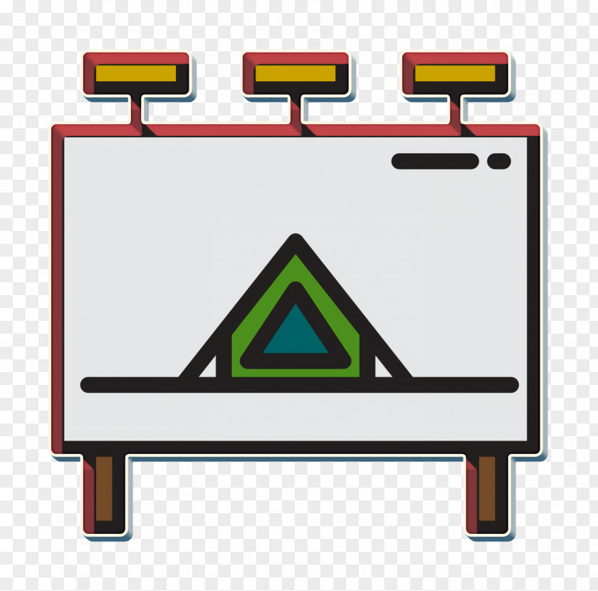 Camping Outdoor Icon Billboard PNG