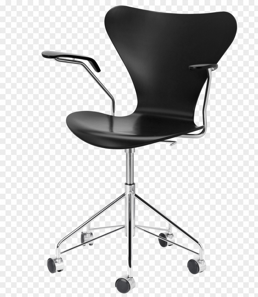 Chair Model 3107 Office & Desk Chairs Fritz Hansen PNG