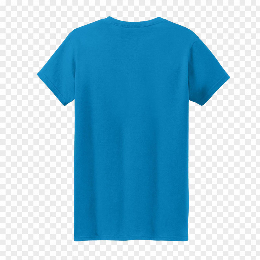 T Shirt Templates T-shirt Gildan Activewear Blue Clothing Sleeve PNG