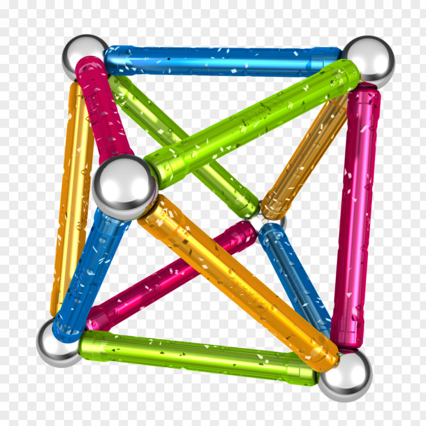 Toy Geomag Architectural Engineering Construction Set Craft Magnets PNG