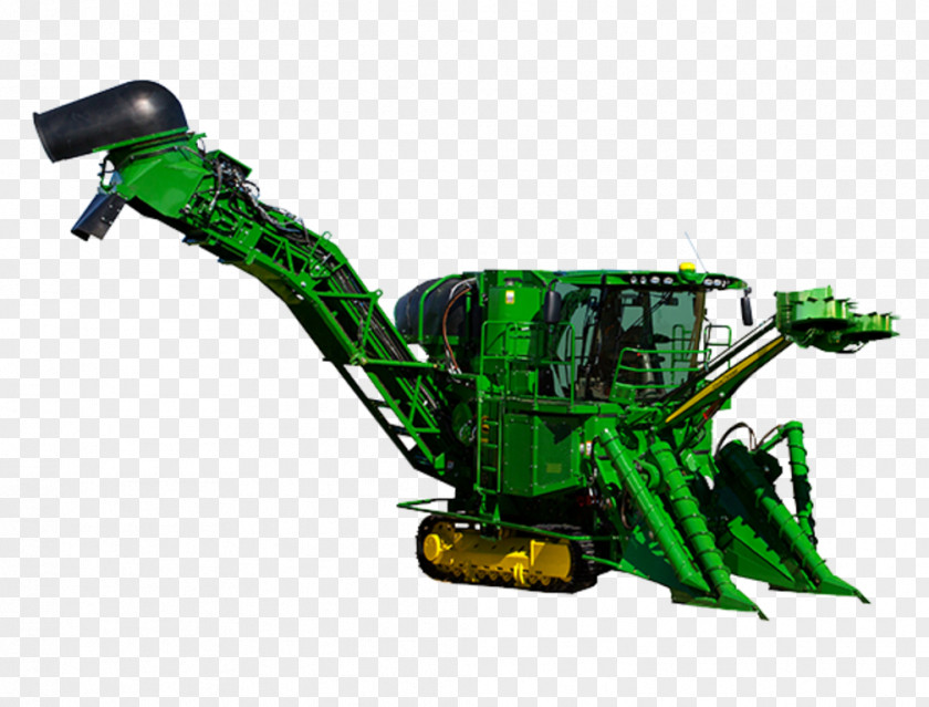 Tractor John Deere Machine Combine Harvester Sugarcane PNG