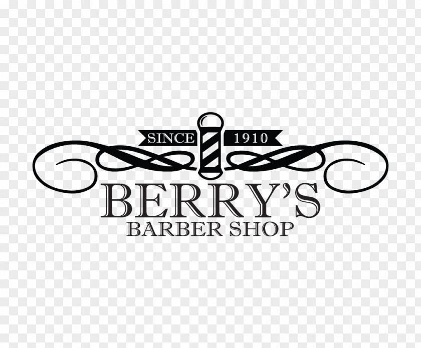 Barber Shop Logo Brand Line Finance Font PNG