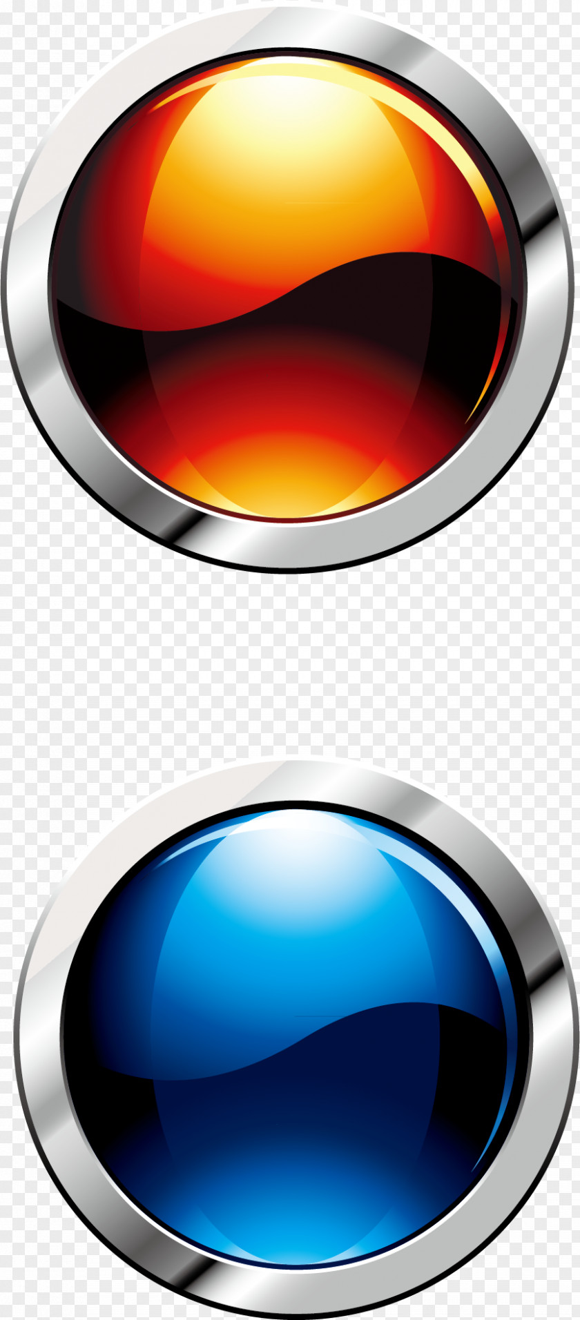 Button Vector Element Icon PNG