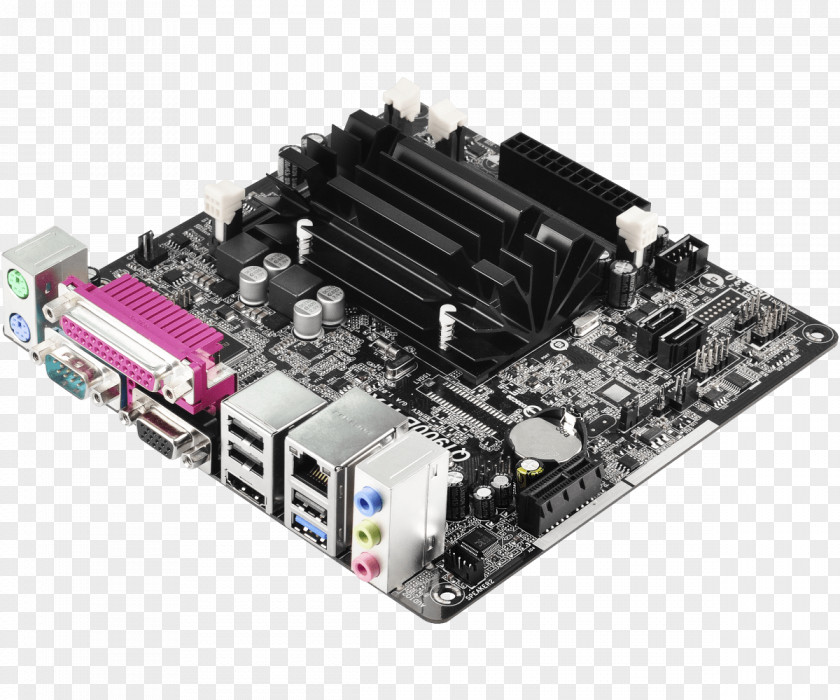 Intel Mini-ITX Motherboard ASRock Q1900B-ITX PNG