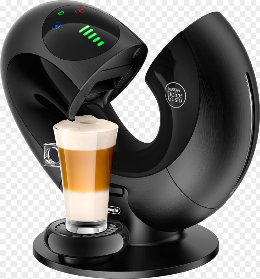 Coffee De'Longhi Nescafé Dolce Gusto Eclipse EDG 736 DeLonghi Express Edg736s Silver Espresso PNG