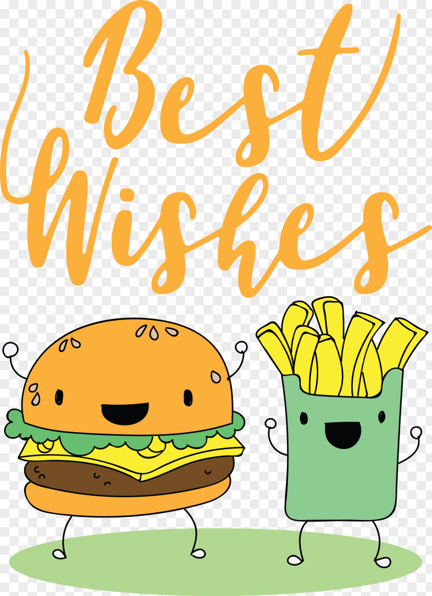 Fast Food Cartoon Yellow Plant Line PNG