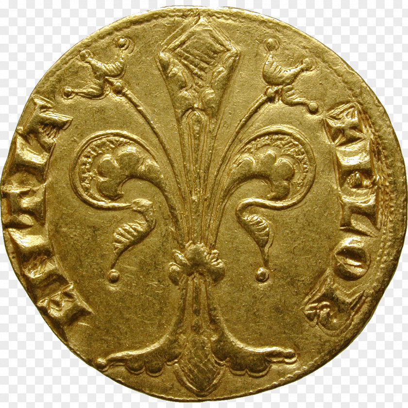 Gold Coins Coin Republic Of Florence Fiorino Florin Florentiner Lilie PNG