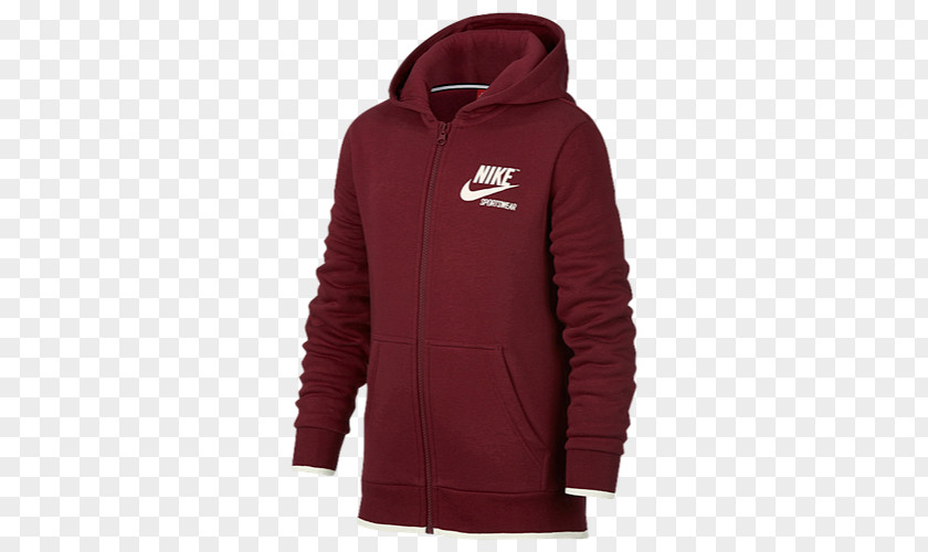 Nike Hoodie Polar Fleece Zipper Clothing PNG