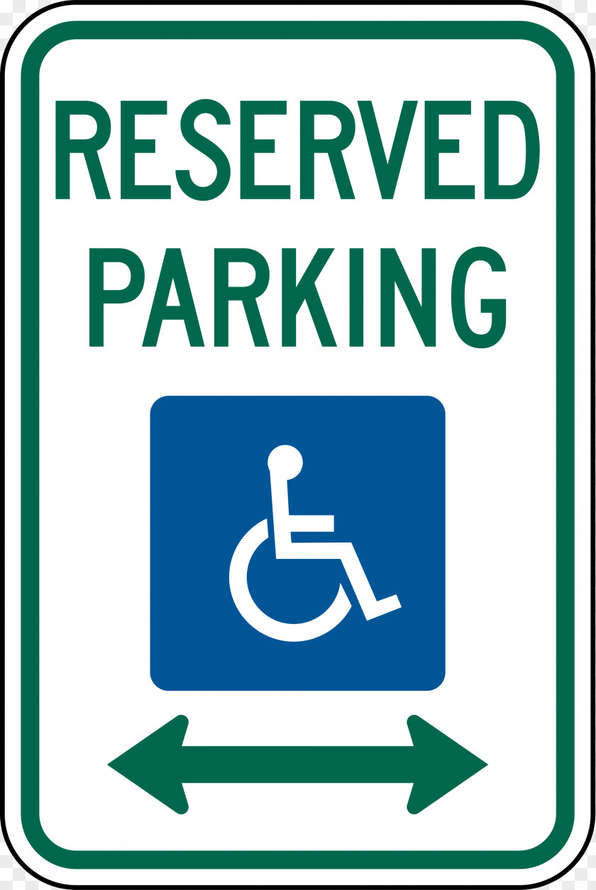 Parking Car Park Disabled Permit Sign Disability PNG