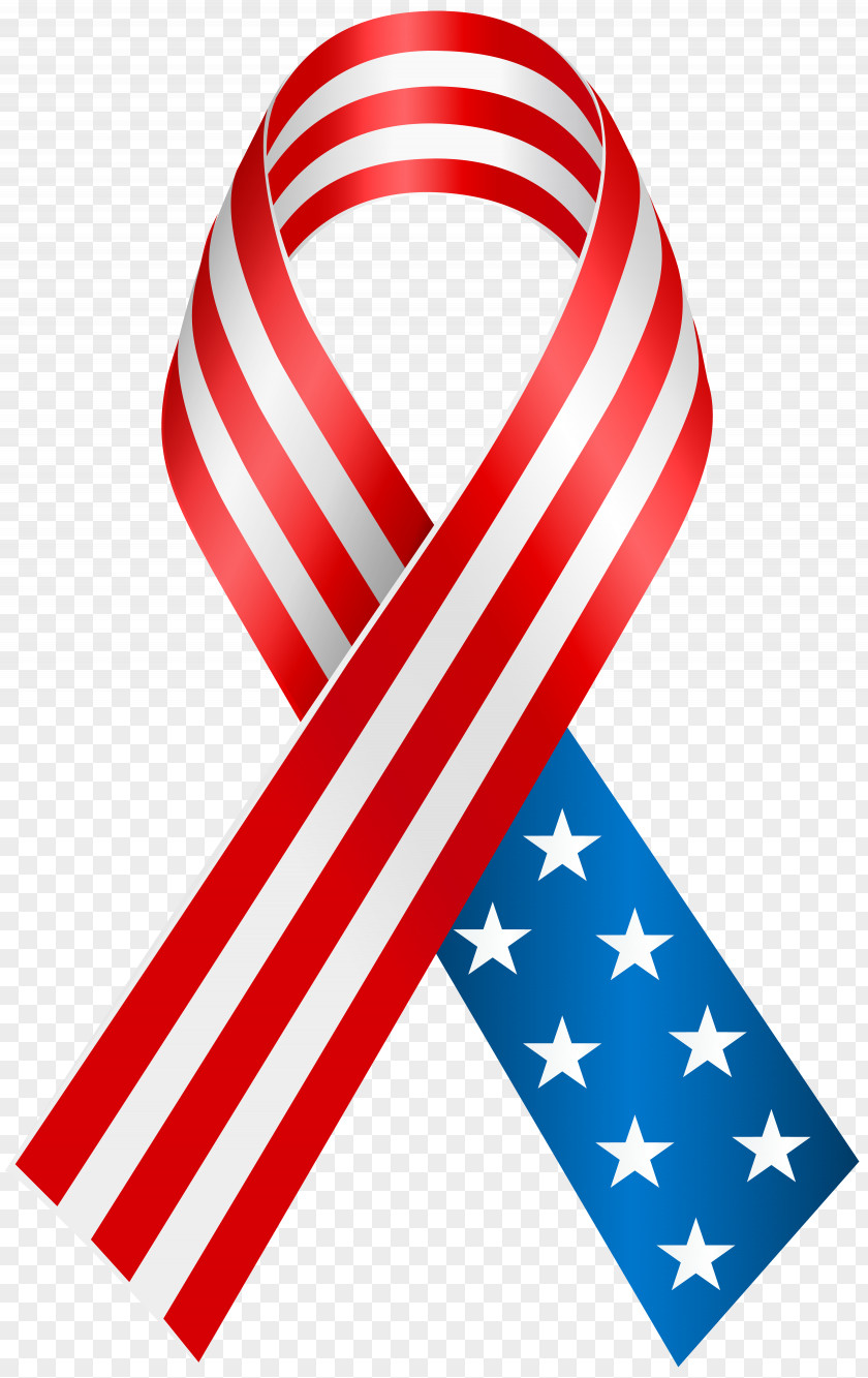 USA Flag Of The United States Ribbon Clip Art PNG