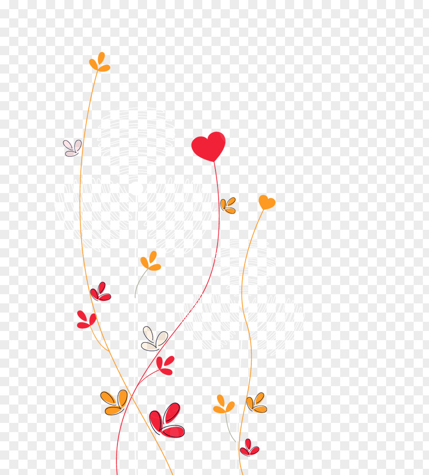 Beautiful Hand-painted Cartoon Clover Flower Stock Illustration Drawing PNG