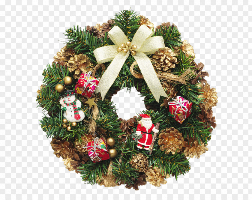 Christmas Wreath Ornament New Year Crown PNG