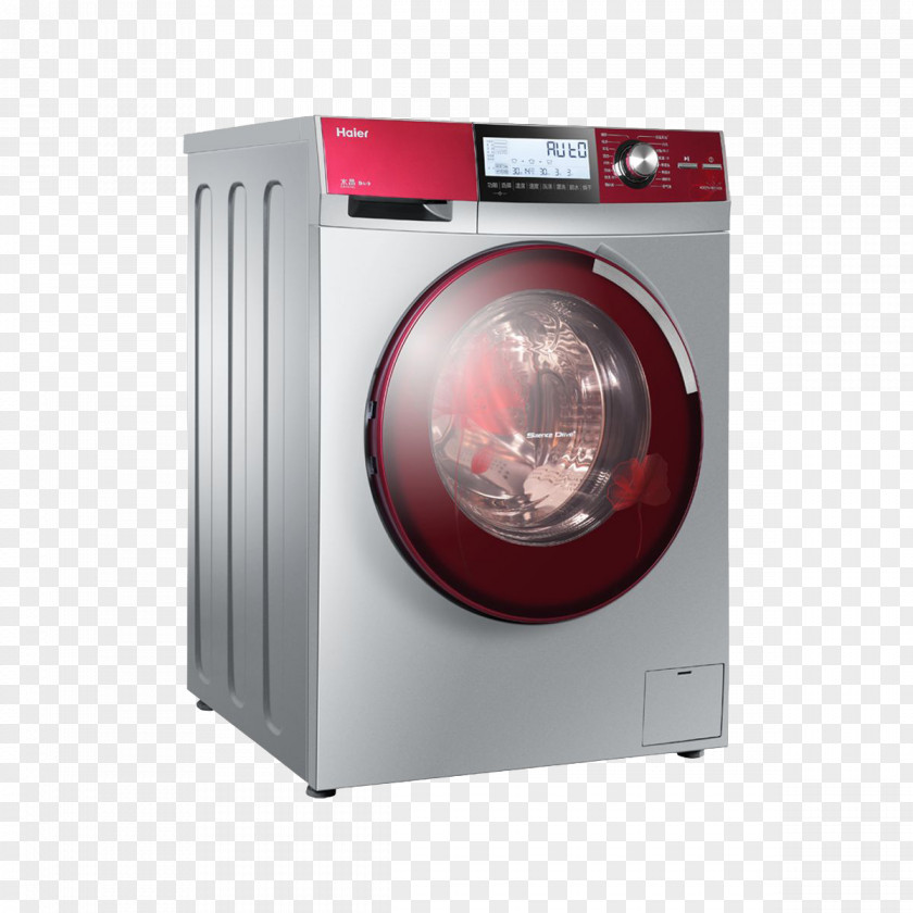 Haier Washing Machine Decorative Design Material In Kind Download Clothes Dryer Laundry PNG