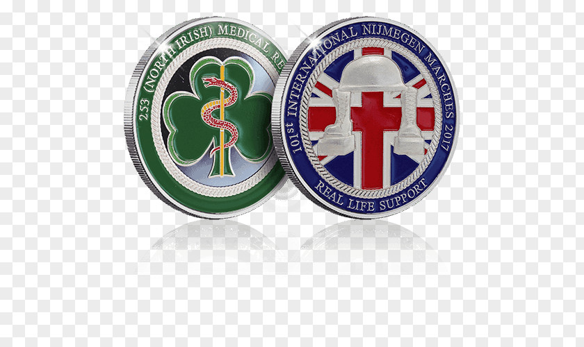 Military Challenge Coin Emblem Badge PNG