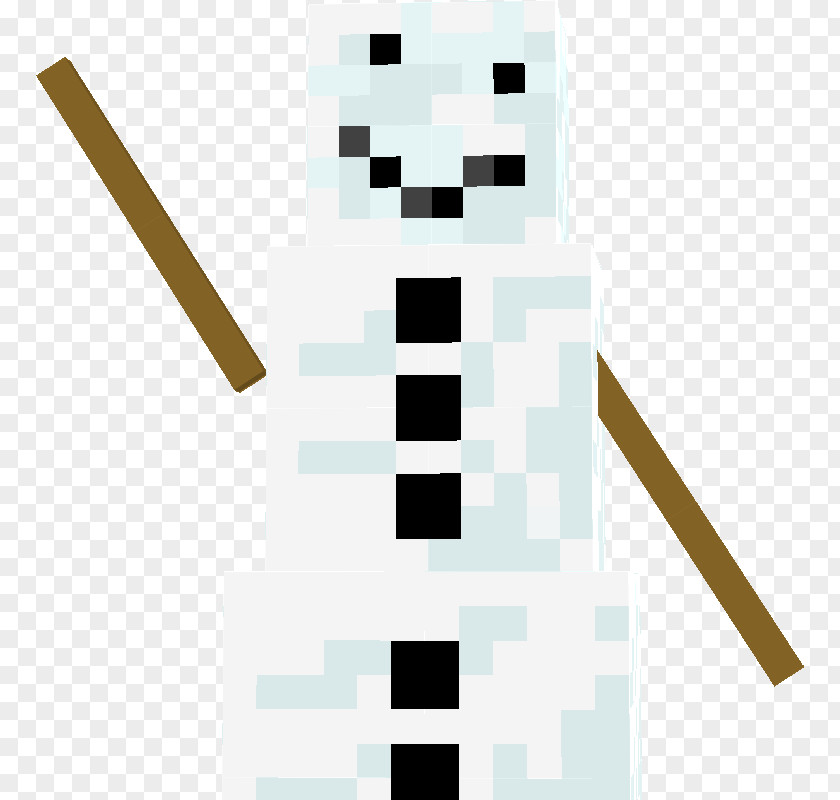 Snowman Face Minecraft Product Design Brand Line PNG