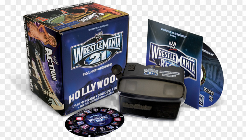 View Master WrestleMania 21 View-Master Marketing 3D Film Brand PNG