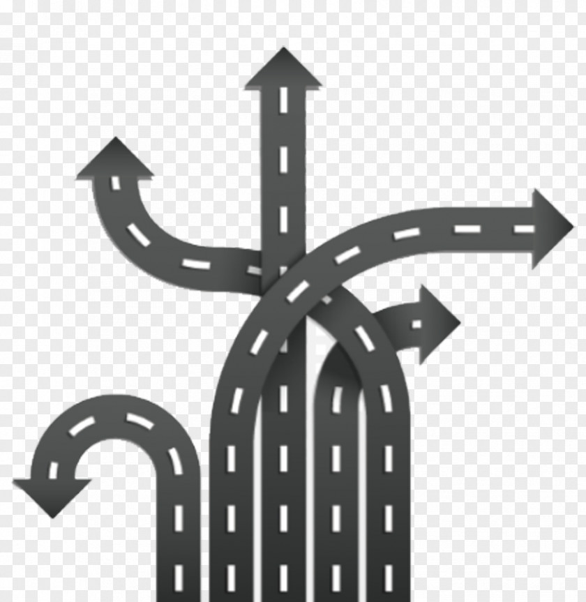 Black Arrow Infographic Road Street Clip Art PNG