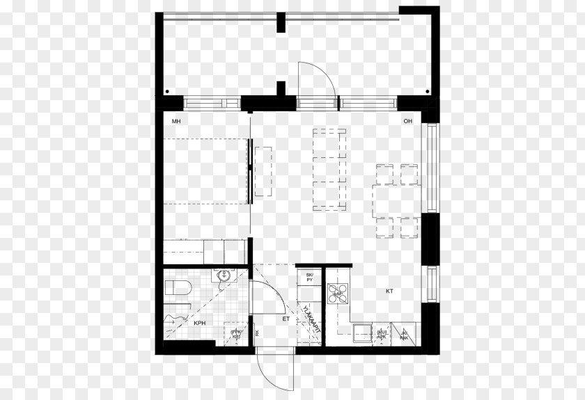 Building Dwelling Floor Plan Asunto-osakeyhtiö T2H Rakennus Oy PNG