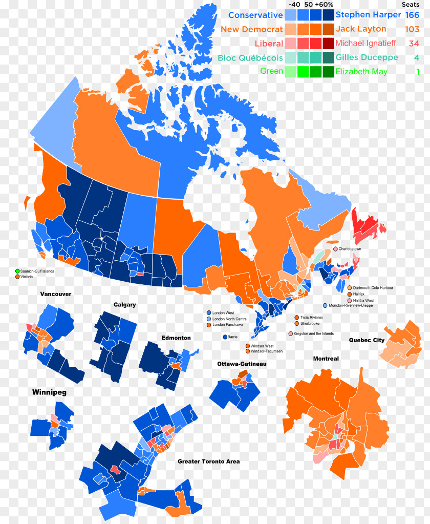 Canada Blank Map PNG