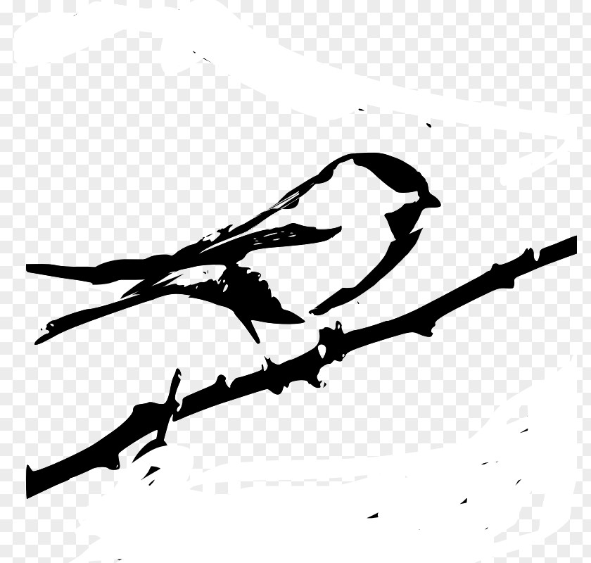 Chickadee Clipart Chestnut-backed Bird Silhouette Clip Art PNG