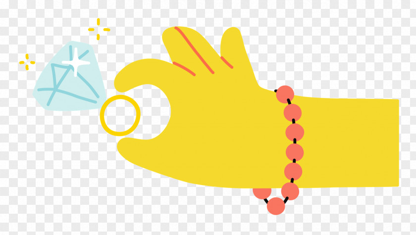 Hand Pinching Ring Hand Ring PNG