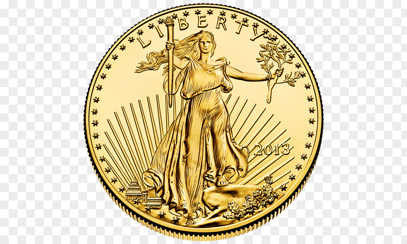 National Treasure American Gold Eagle Bullion Coin PNG
