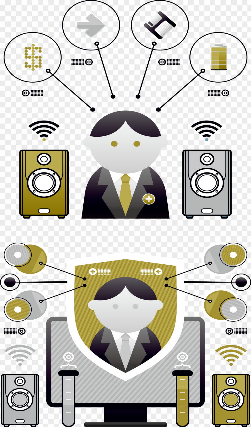 Creative Technology Computer Decoration Icon PNG