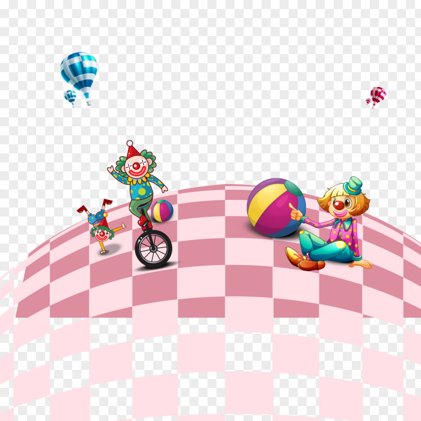 Hand-painted Circus Poster PNG