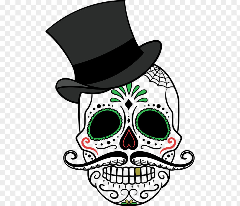 Skull La Calavera Catrina Day Of The Dead Mexican Cuisine PNG