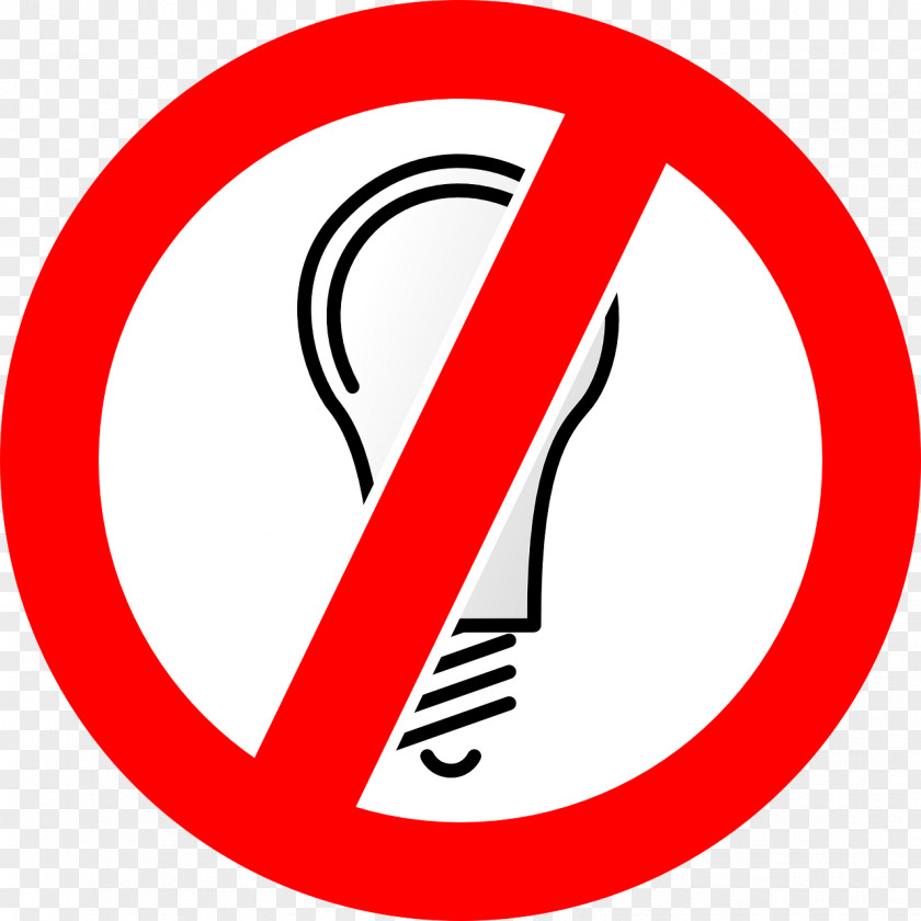 No Smoking Incandescent Light Bulb Lamp Electric Clip Art PNG