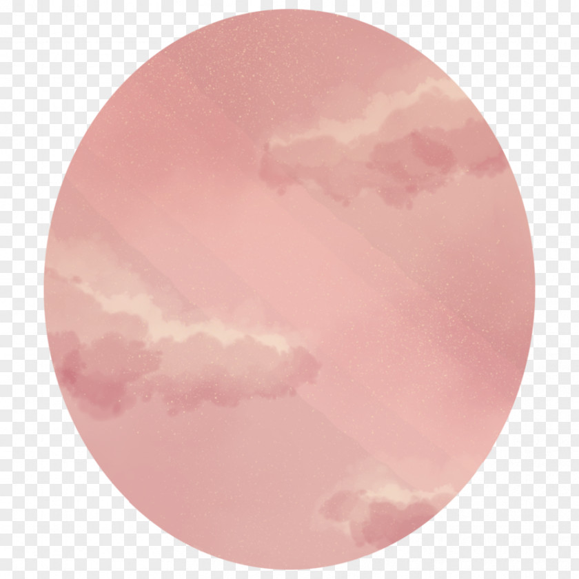 Pink Clouds Painted Circle Brown M Sky Plc PNG