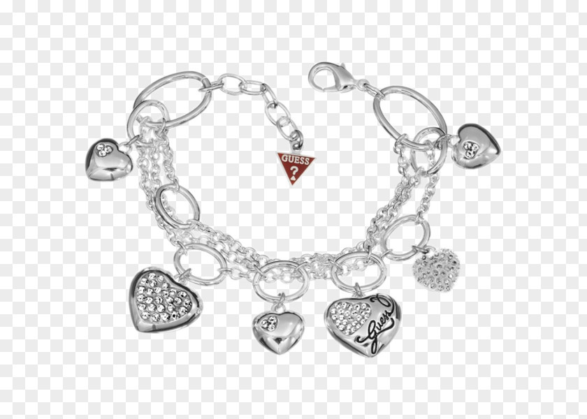 Silver Bracelet Guess Bijou Jewellery PNG
