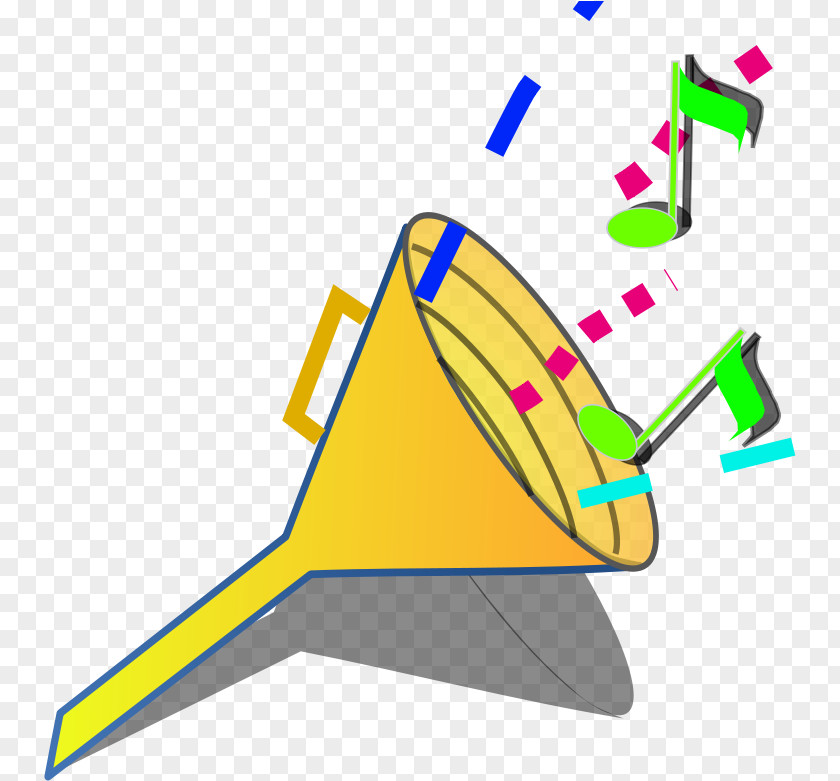 Triangle Cone Music Cartoon PNG