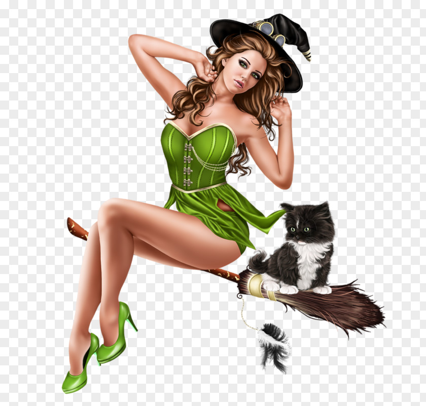 Witch Witchcraft Jolie Sorcière Woman Image PNG